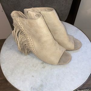 Coconut Open Toe Booties